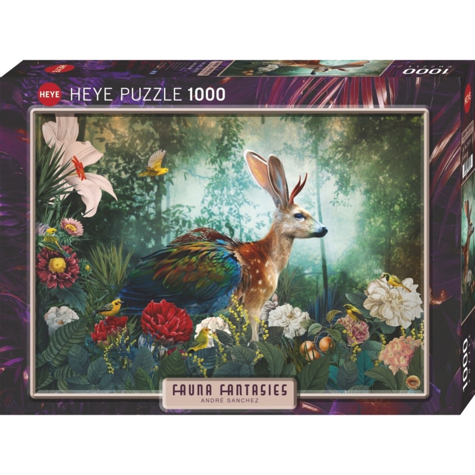 Heye Fauna Fantasies - Jackalope 1000 Piece Puzzle
