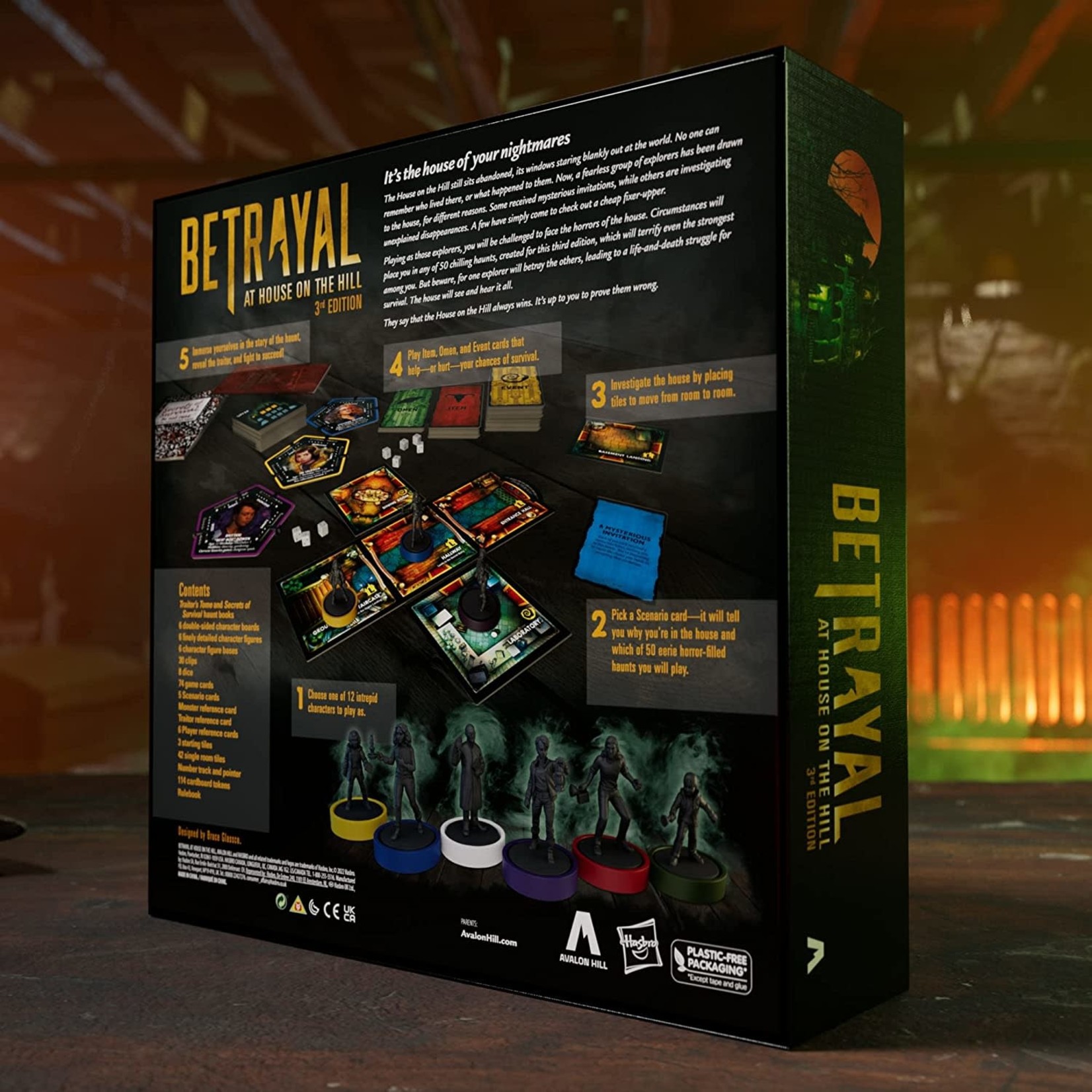 Hasbro Gaming Betrayal at the House on the Hill 3rd Edition