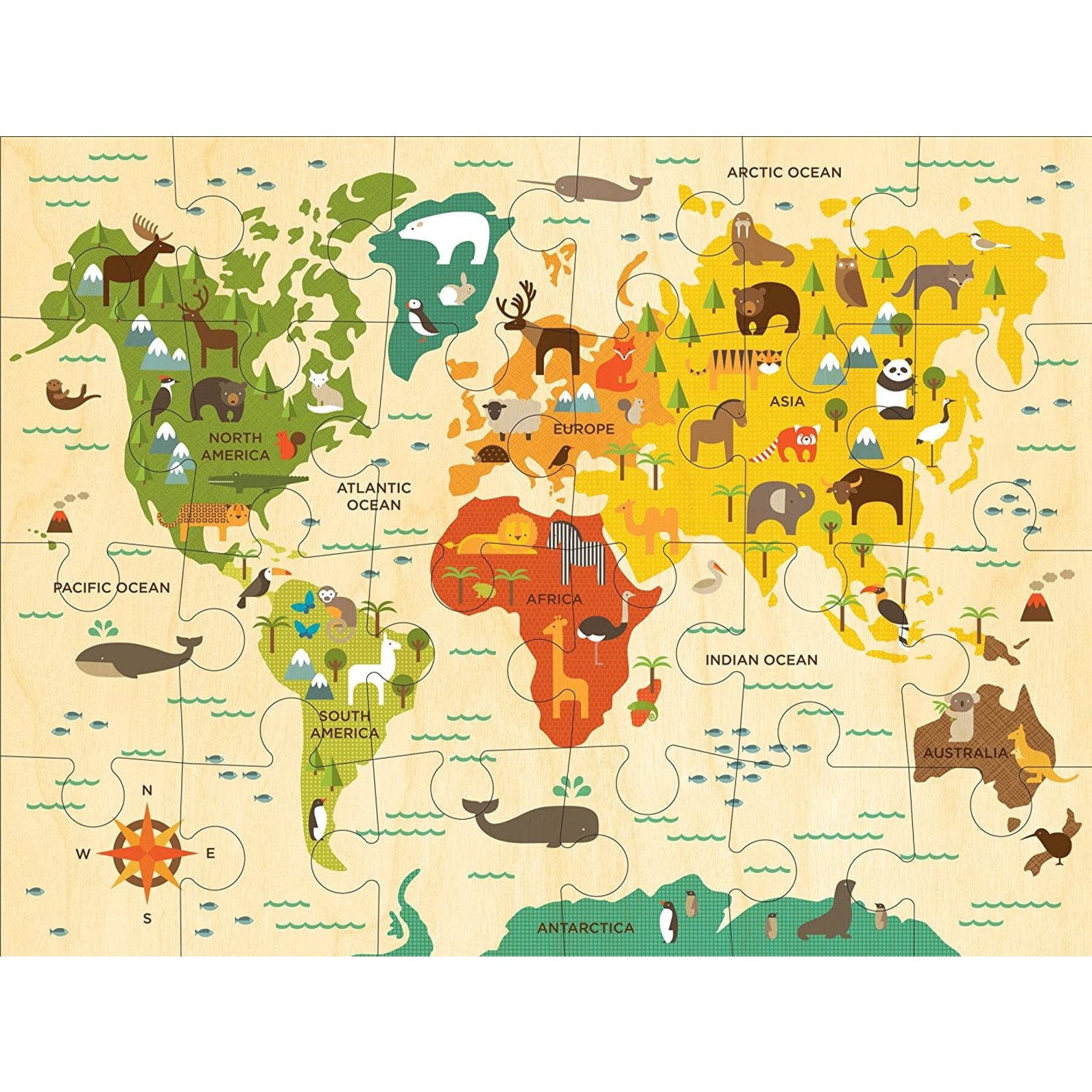 Petit Collage Our World 24 Piece Floor Puzzle