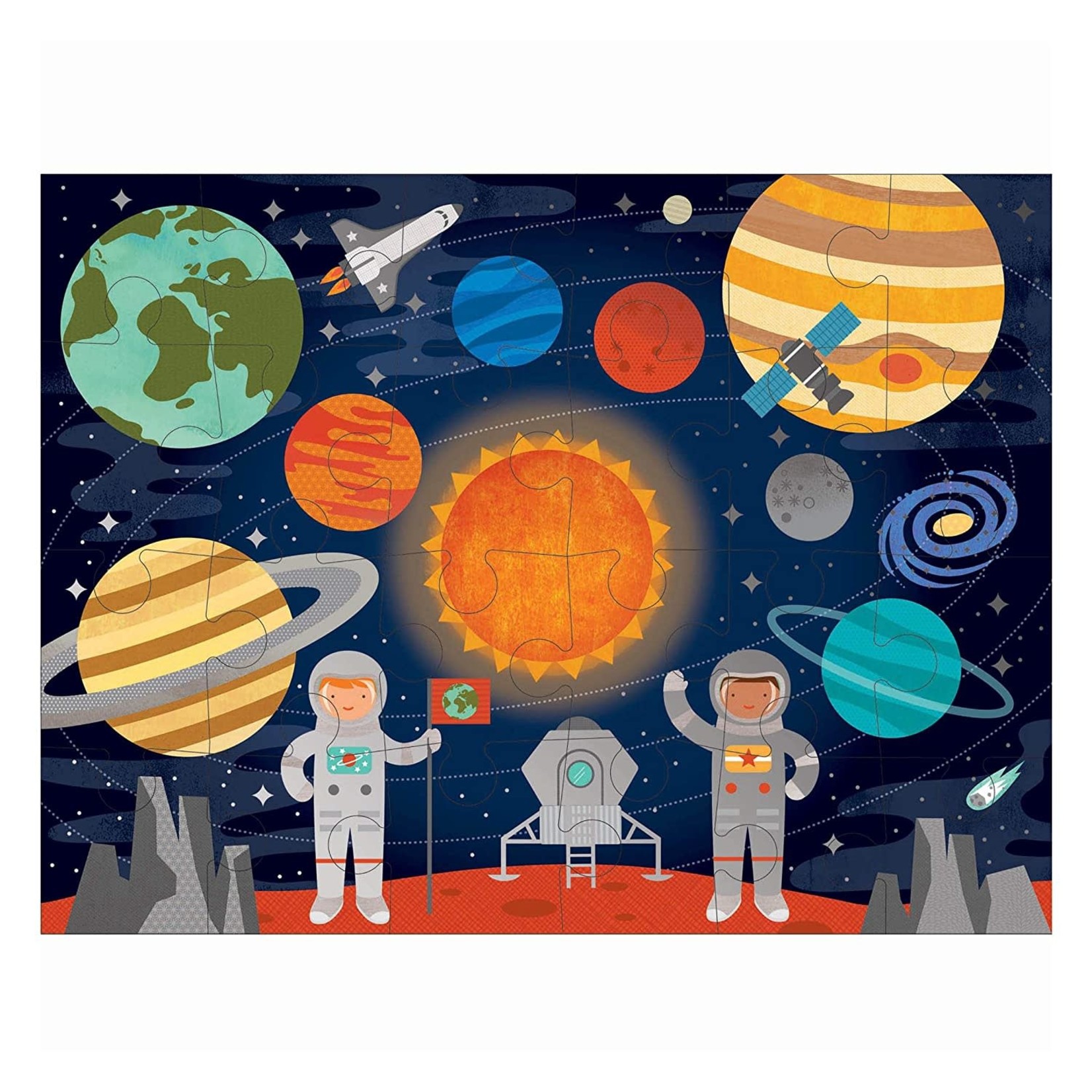 Petit Collage Outer Space 24 Piece Floor Puzzle