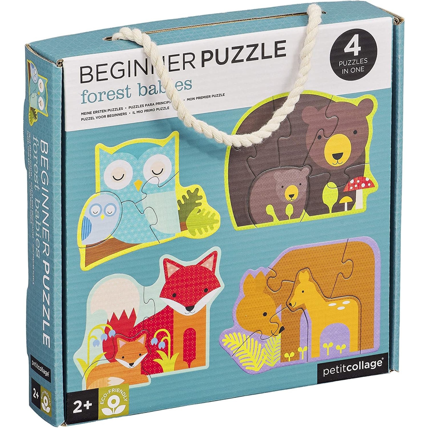 Petit Collage Forest Babies Beginner Puzzle
