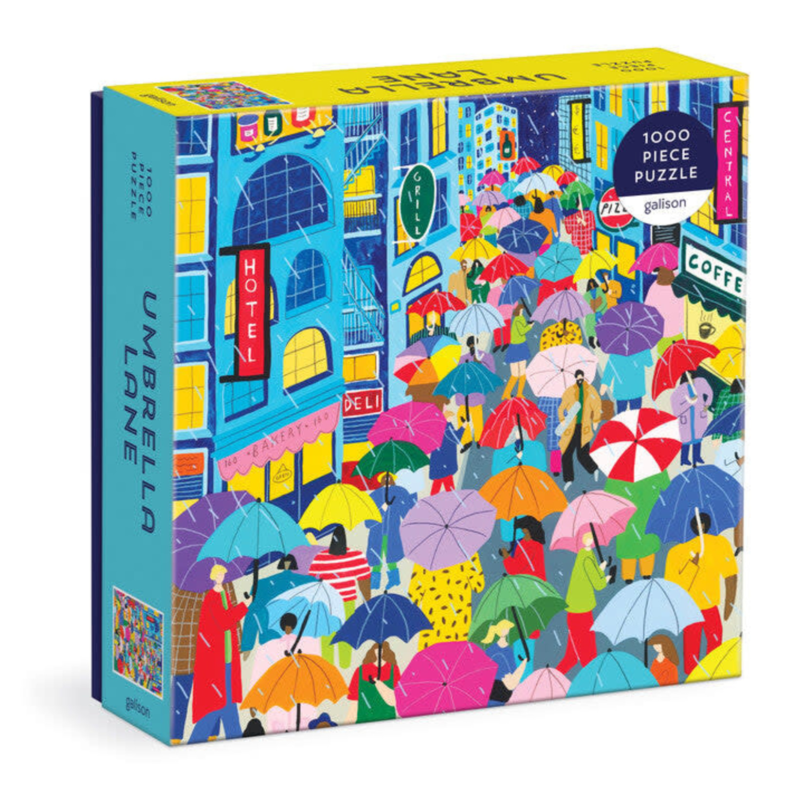 galison Umbrella Lane 1000 Piece Puzzle