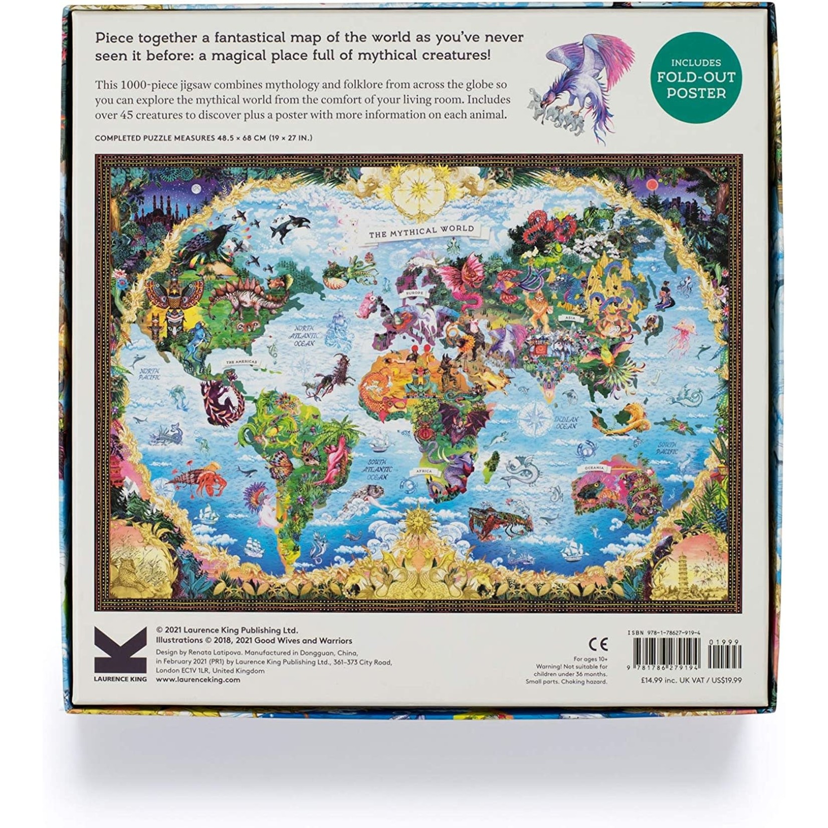 Laurence King The Mythical World 1000 Piece Puzzle