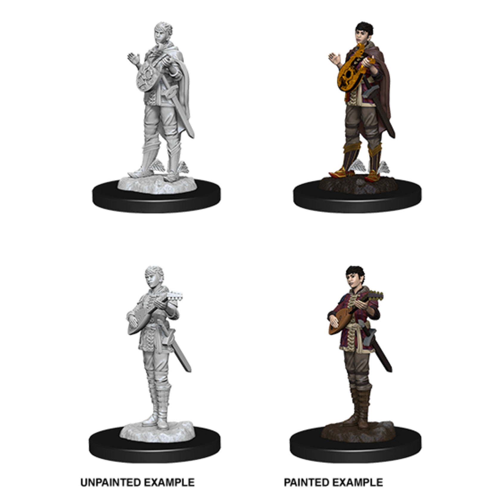 WizKids D&D Nolzur's Marvelous Miniatures: Half-Elf Bard, Female