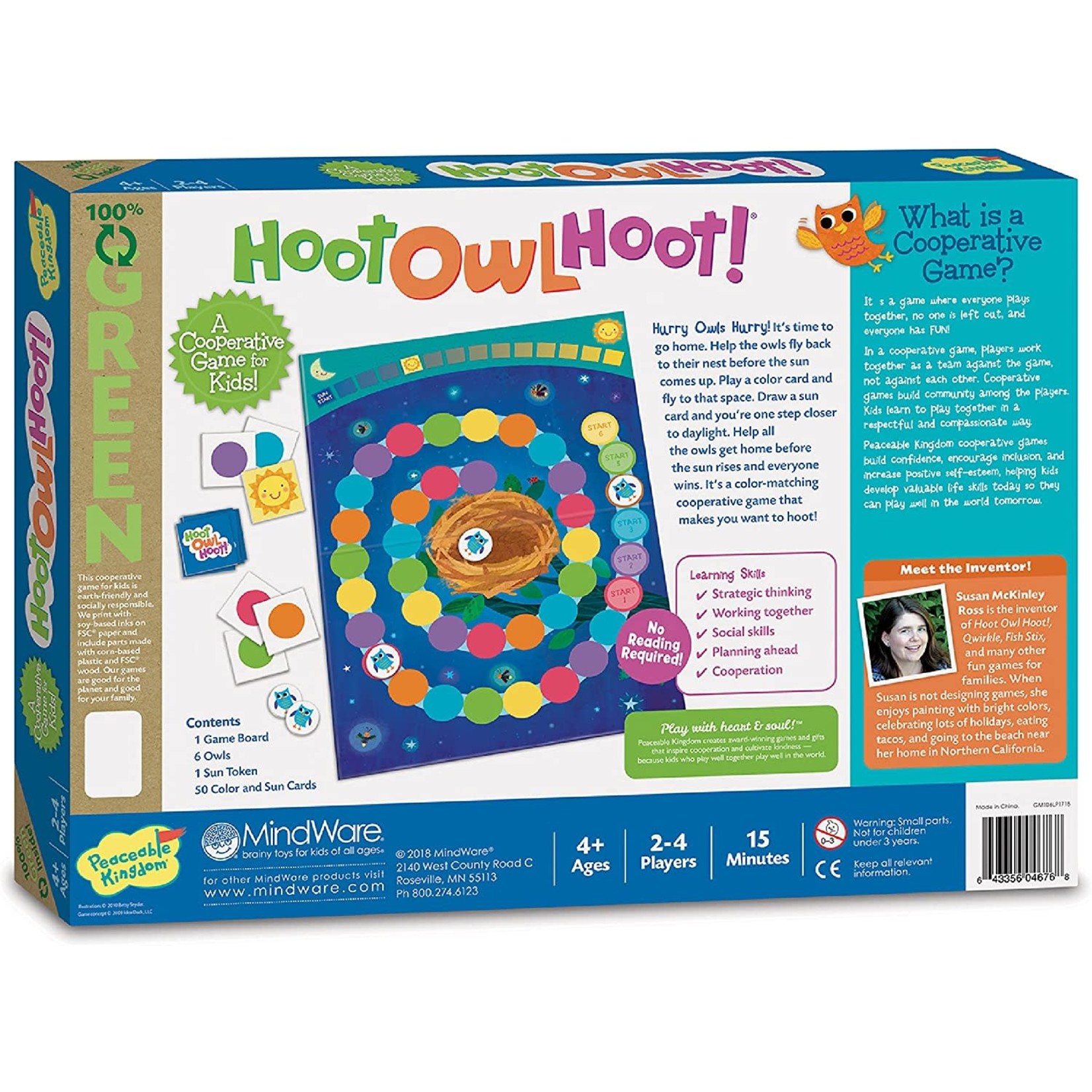 Peaceable Kingdom Hoot Owl Hoot!