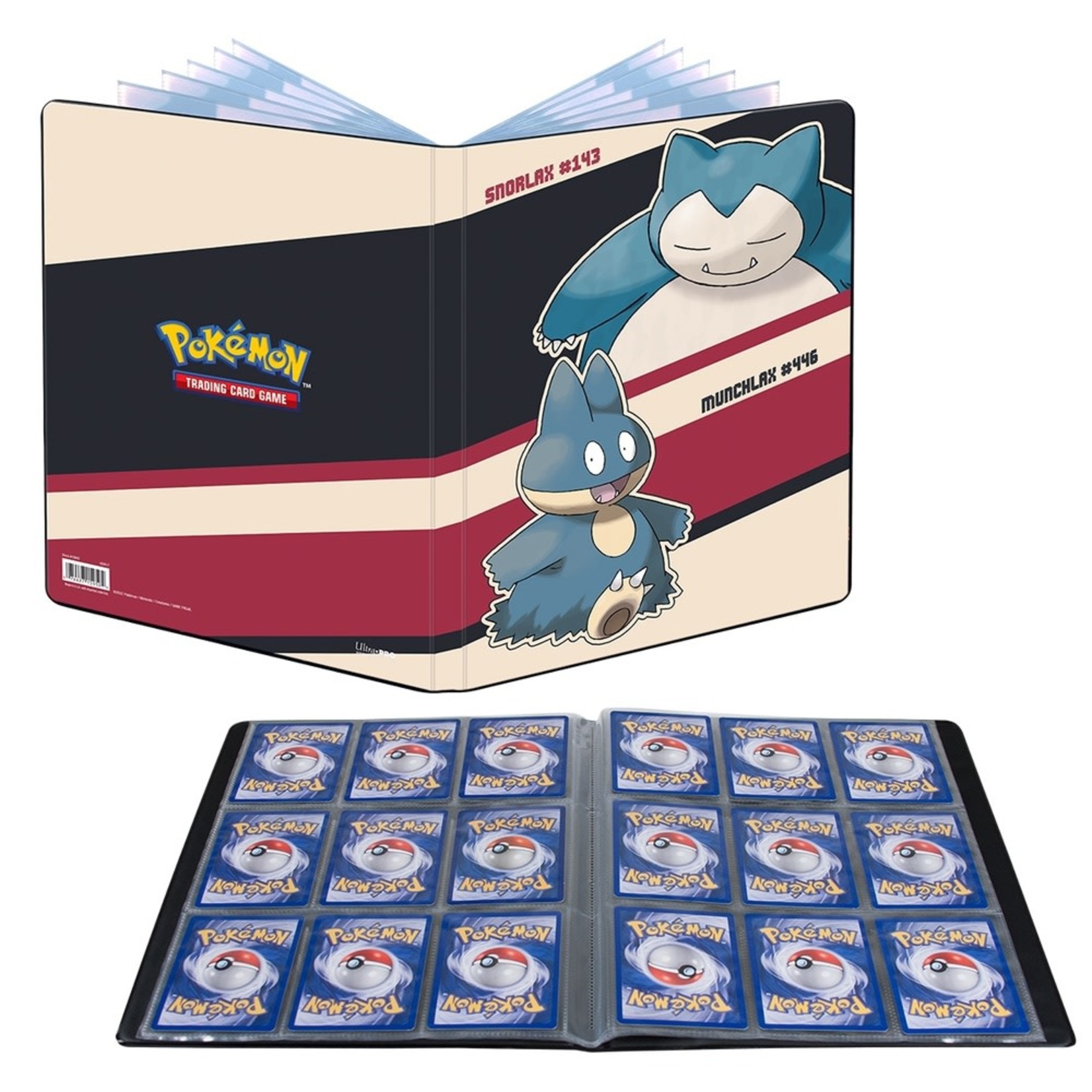 Ultra Pro International Pokémon TCG: 9 Pocket Portfolio - Snorlax & Munchlax