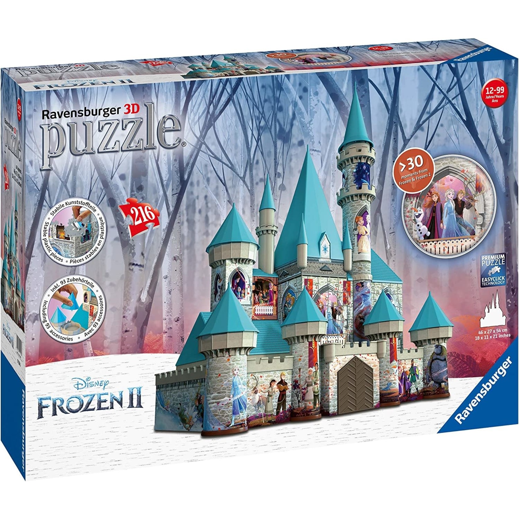 Ravensburger Frozen 2 Castle 3D Puzzle