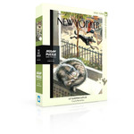New York Puzzle Co New Yorker, The - Let Sleeping Cats Lie 500 Piece Puzzle