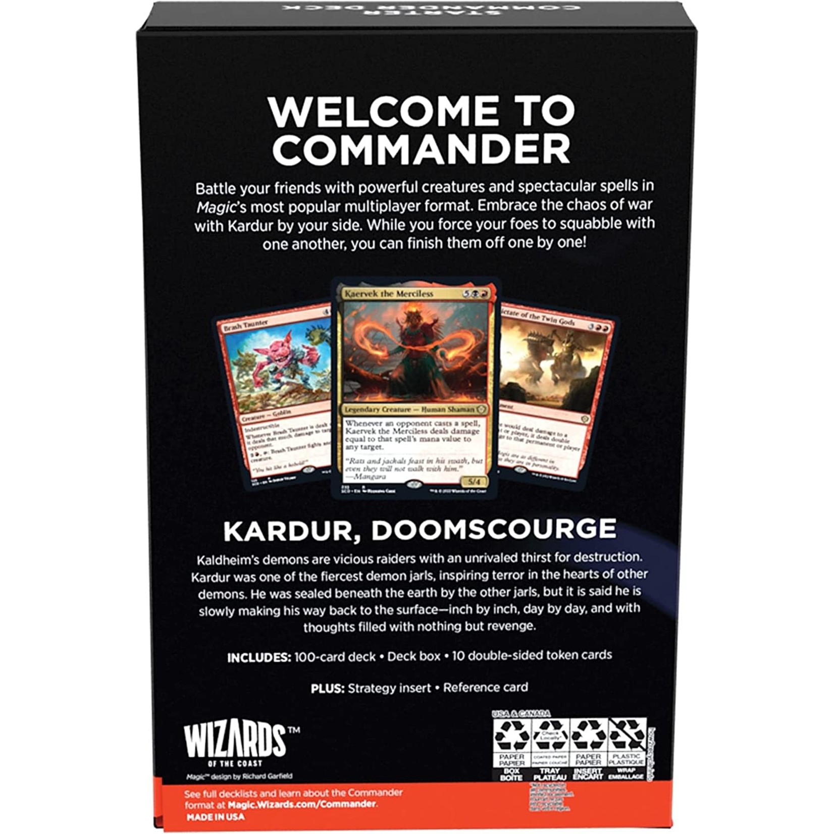 Wizards of the Coast Starter Commander Deck - Chaos Incarnate