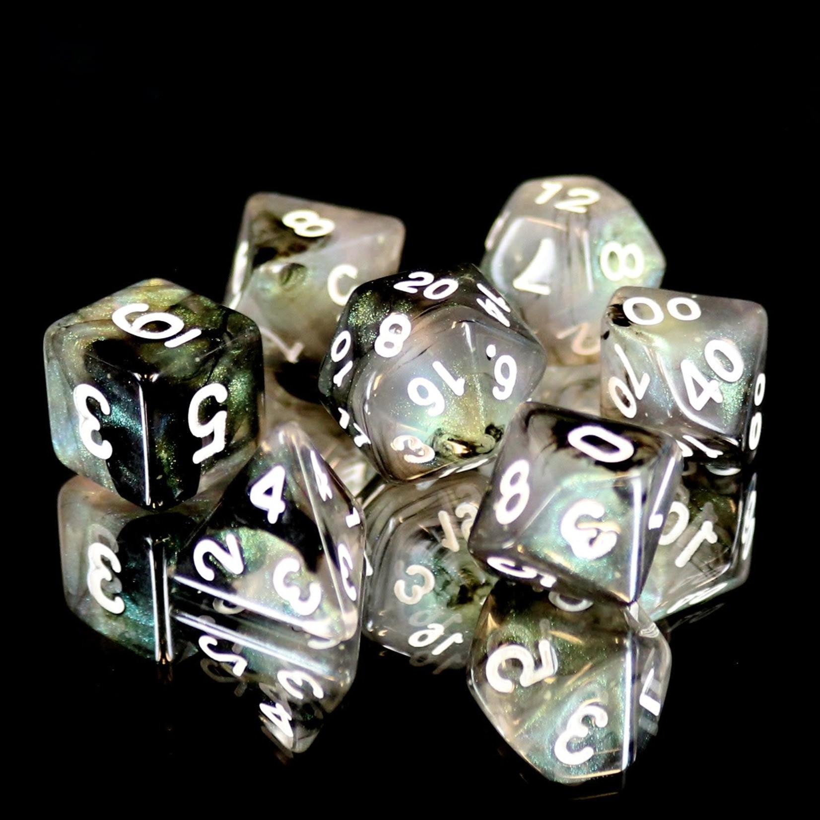 Die Hard Dice 7 Piece RPG Set - Stellar Explosion