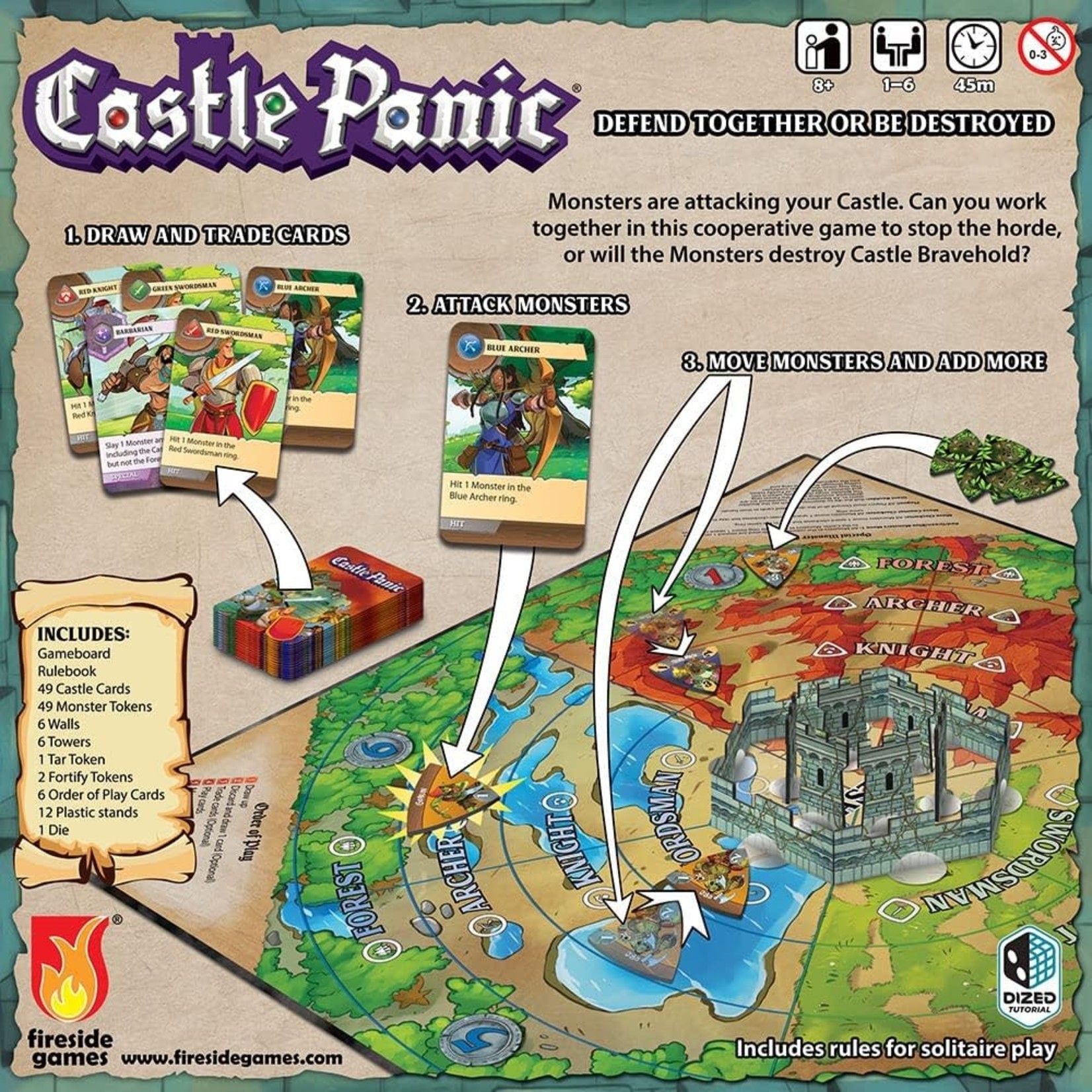 Fireside Games Castle Panic 2nd Edition