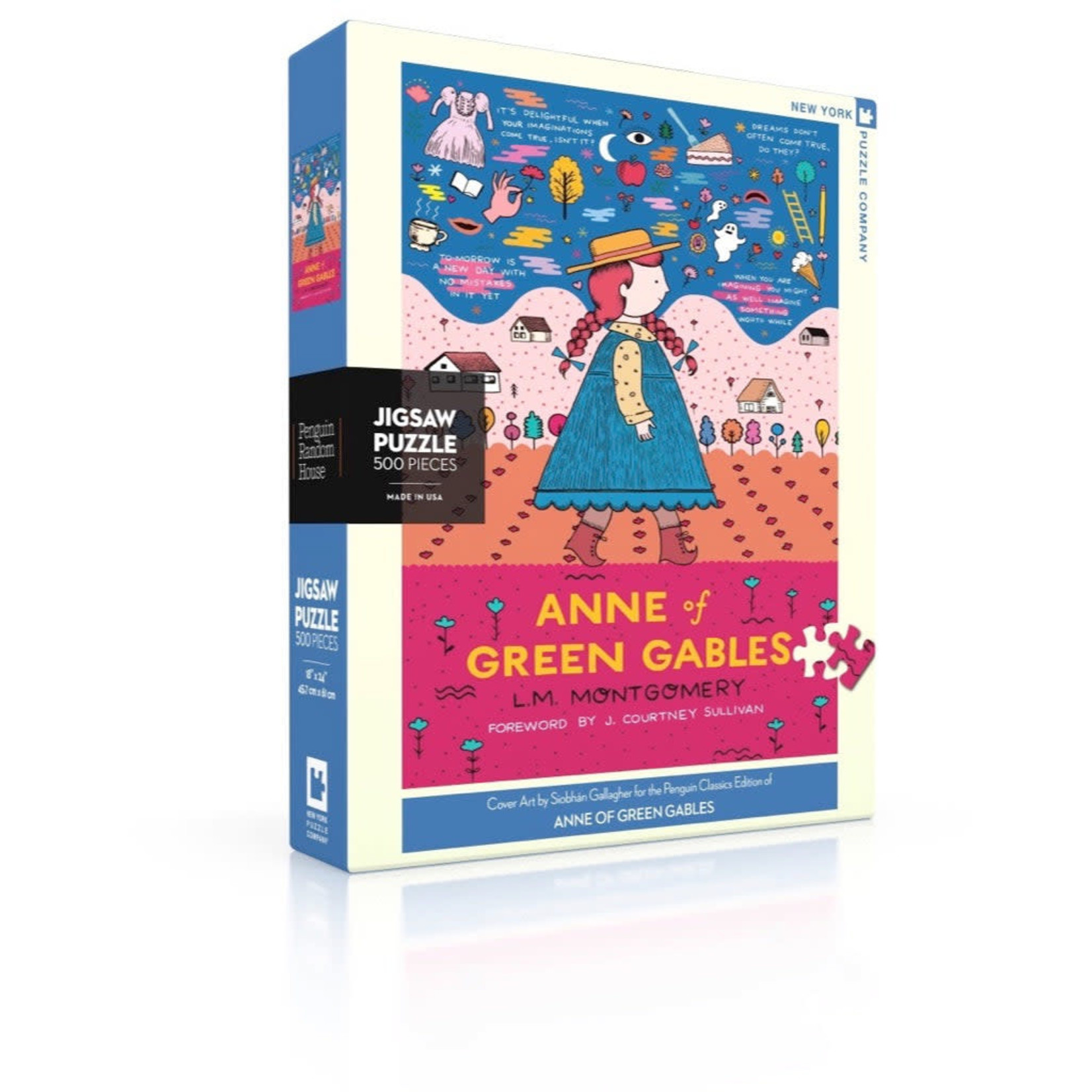 New York Puzzle Co Penguin Random House - Anne of Green Gables 500 Piece Puzzle