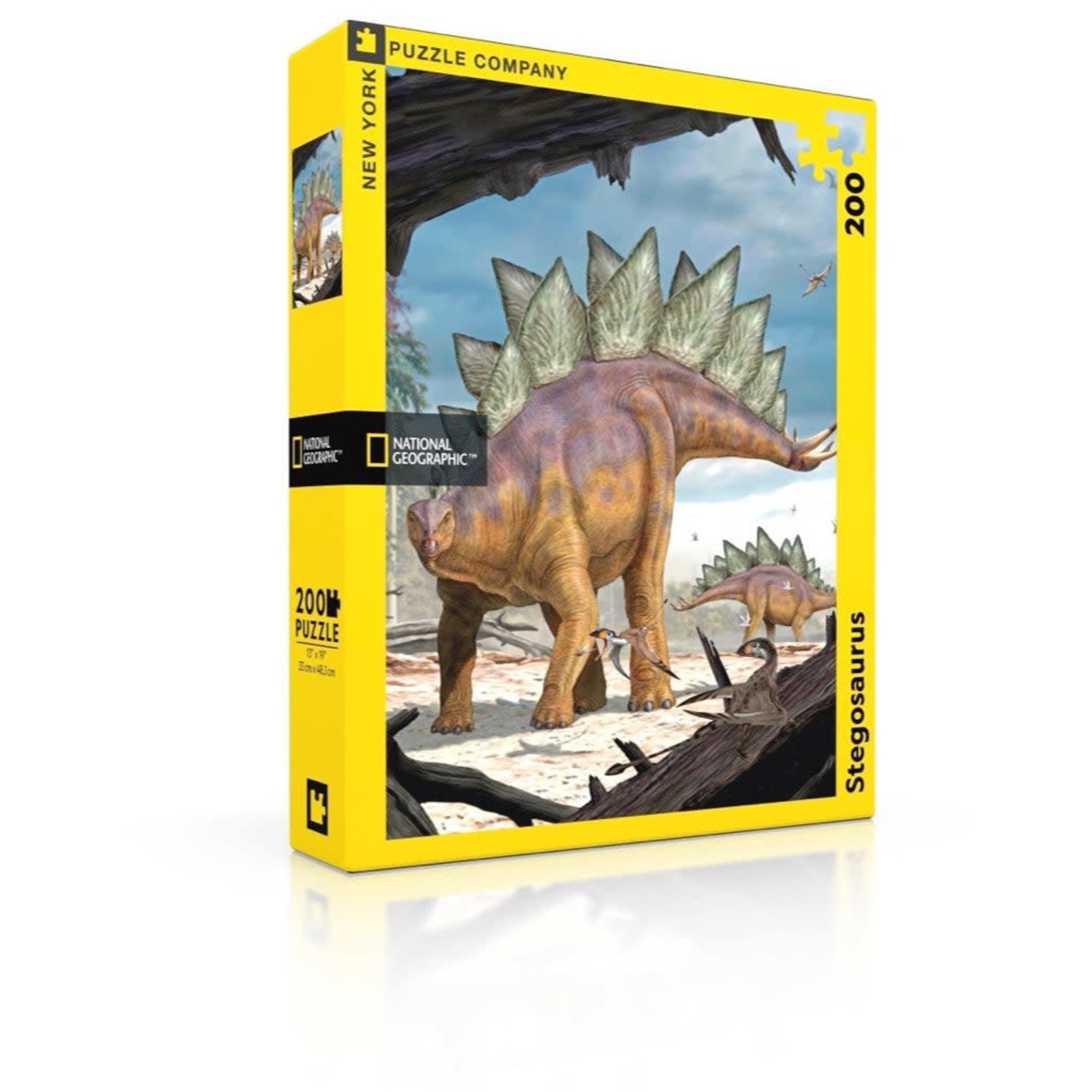 New York Puzzle Co National Geographic - Stegosaurus 200 Piece Puzzle
