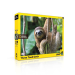 New York Puzzle Co National Geographic - Three Toed Sloth 500 Piece Puzzle