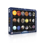New York Puzzle Co Visions of the Future - Solar System, The 1000 Piece Puzzle