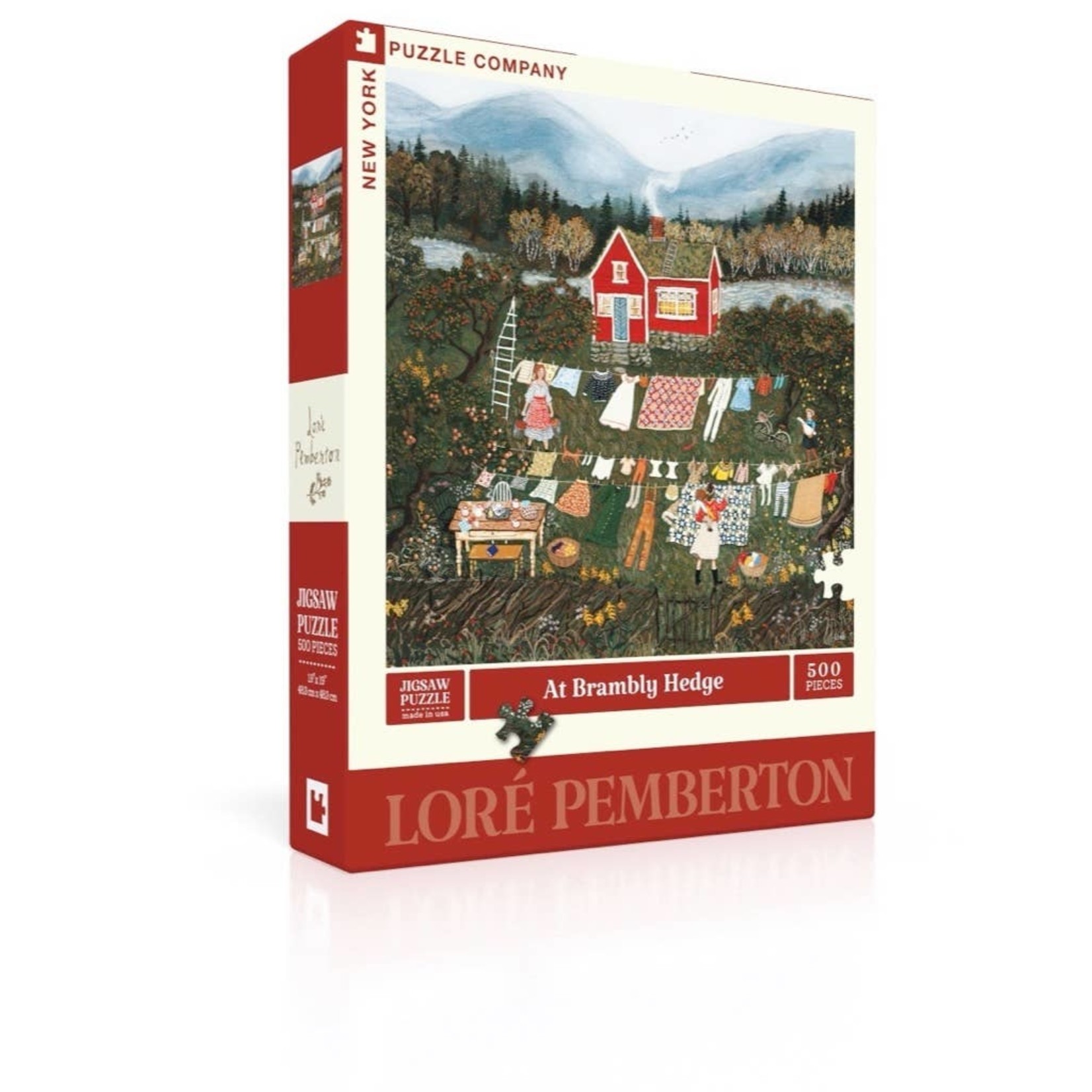 New York Puzzle Co Loré Pemberton - At Brambly Hedge 500 Piece Puzzle