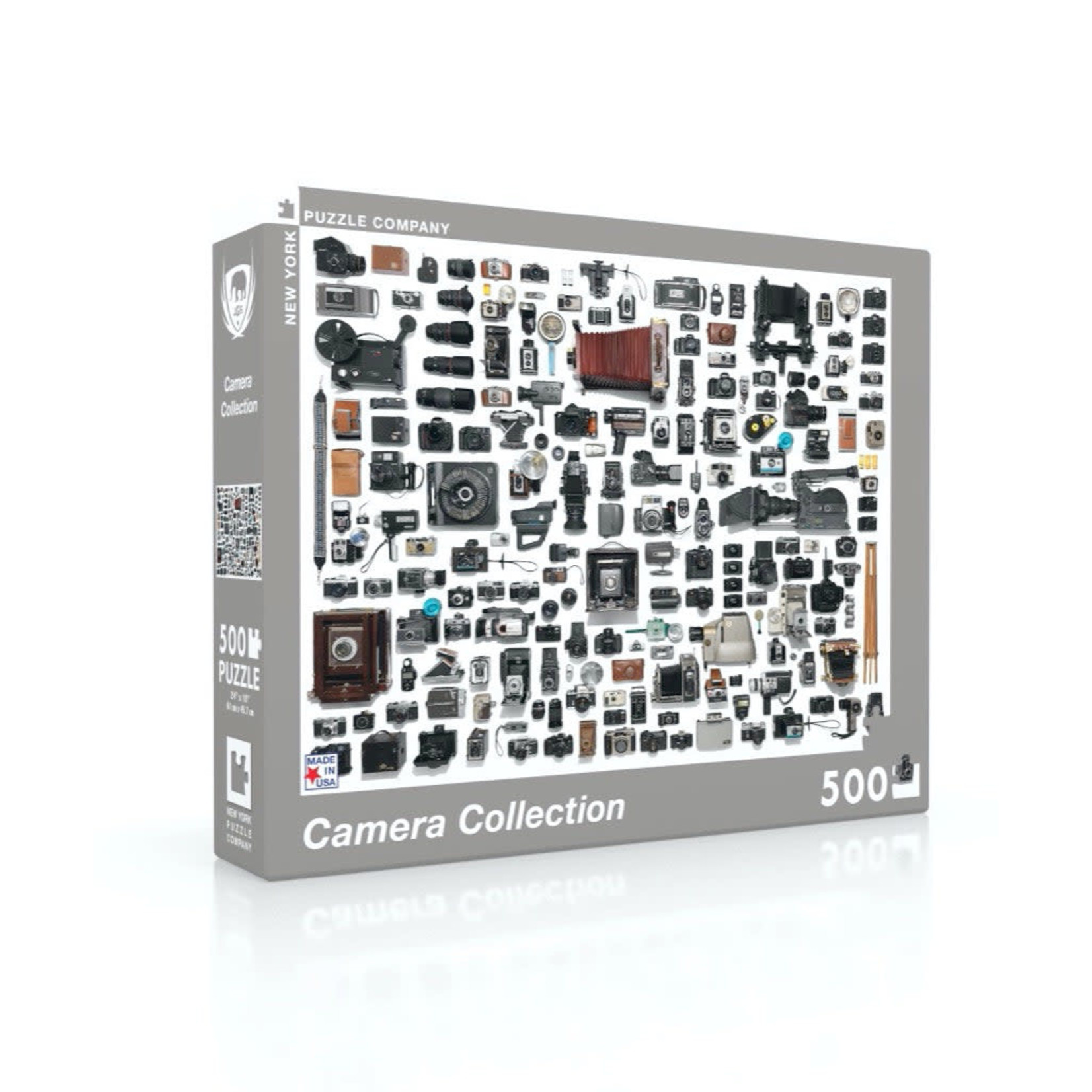 New York Puzzle Co Jim Golden Studio - Camera Collection 500 Piece Puzzle