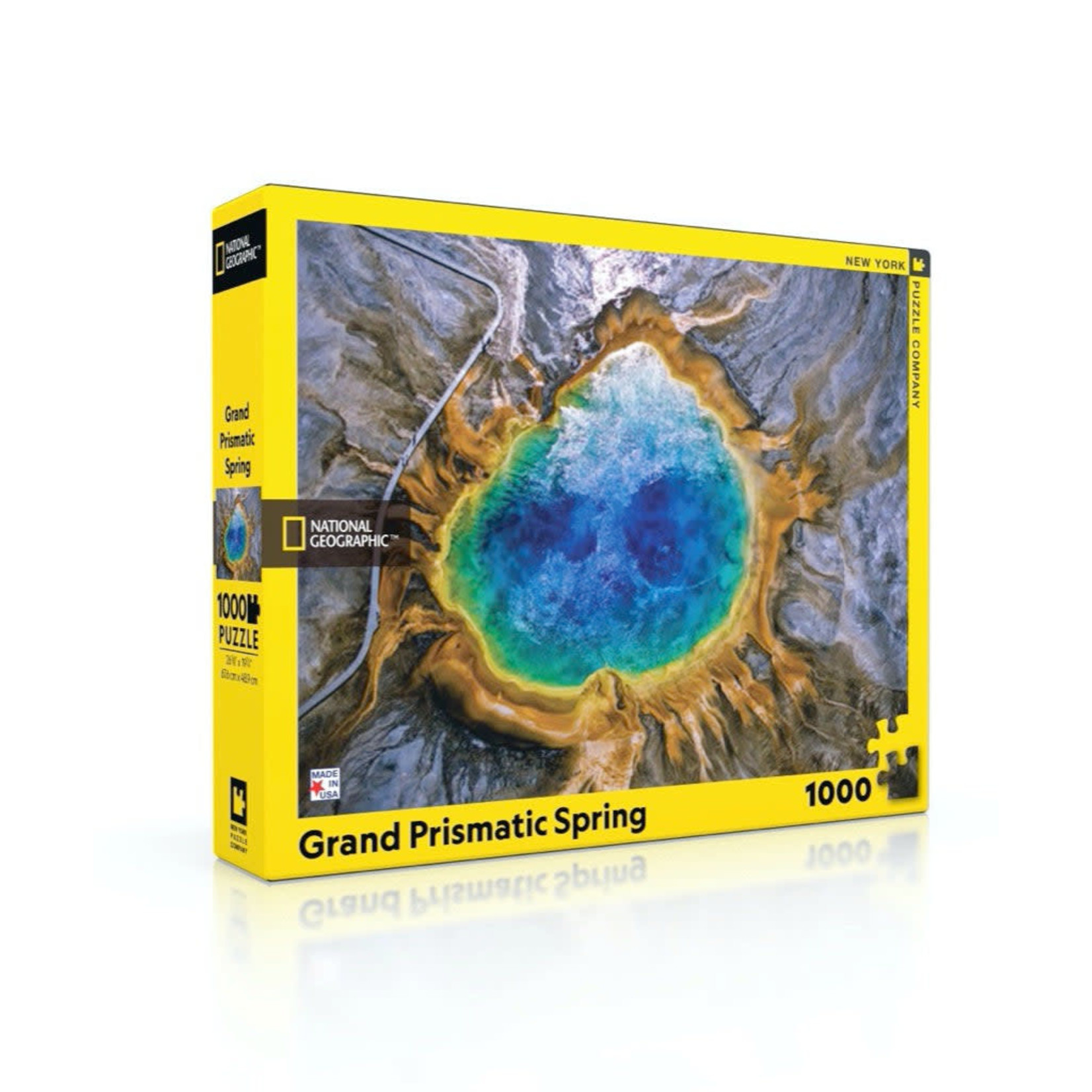 New York Puzzle Co National Geographic - Grand Prismatic Spring 1000 Piece Puzzle