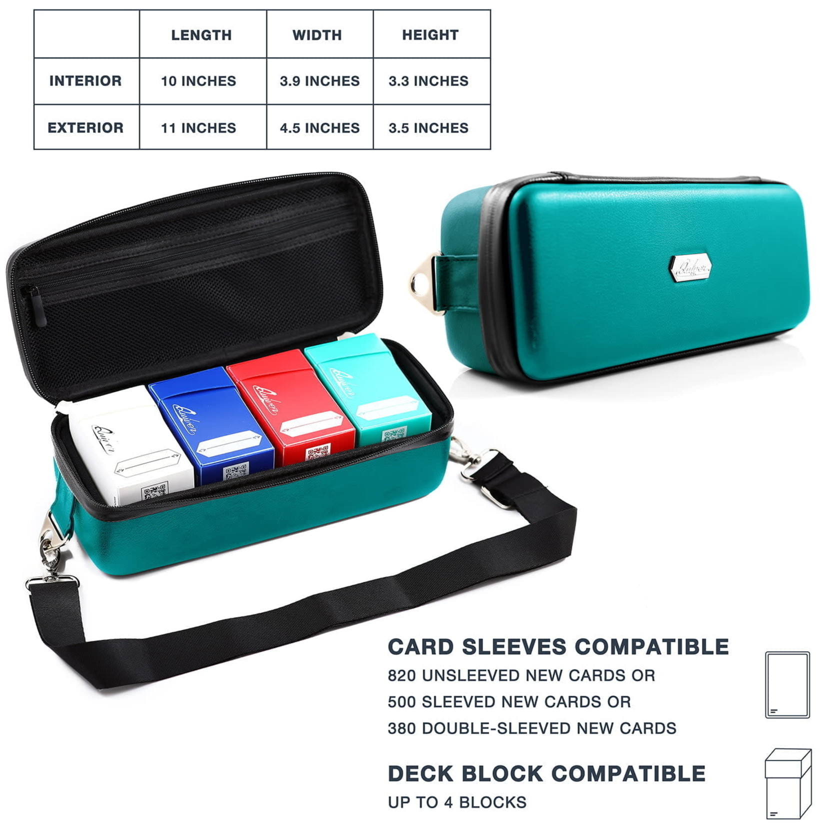 Quiver Time Bolt Card Case - Teal