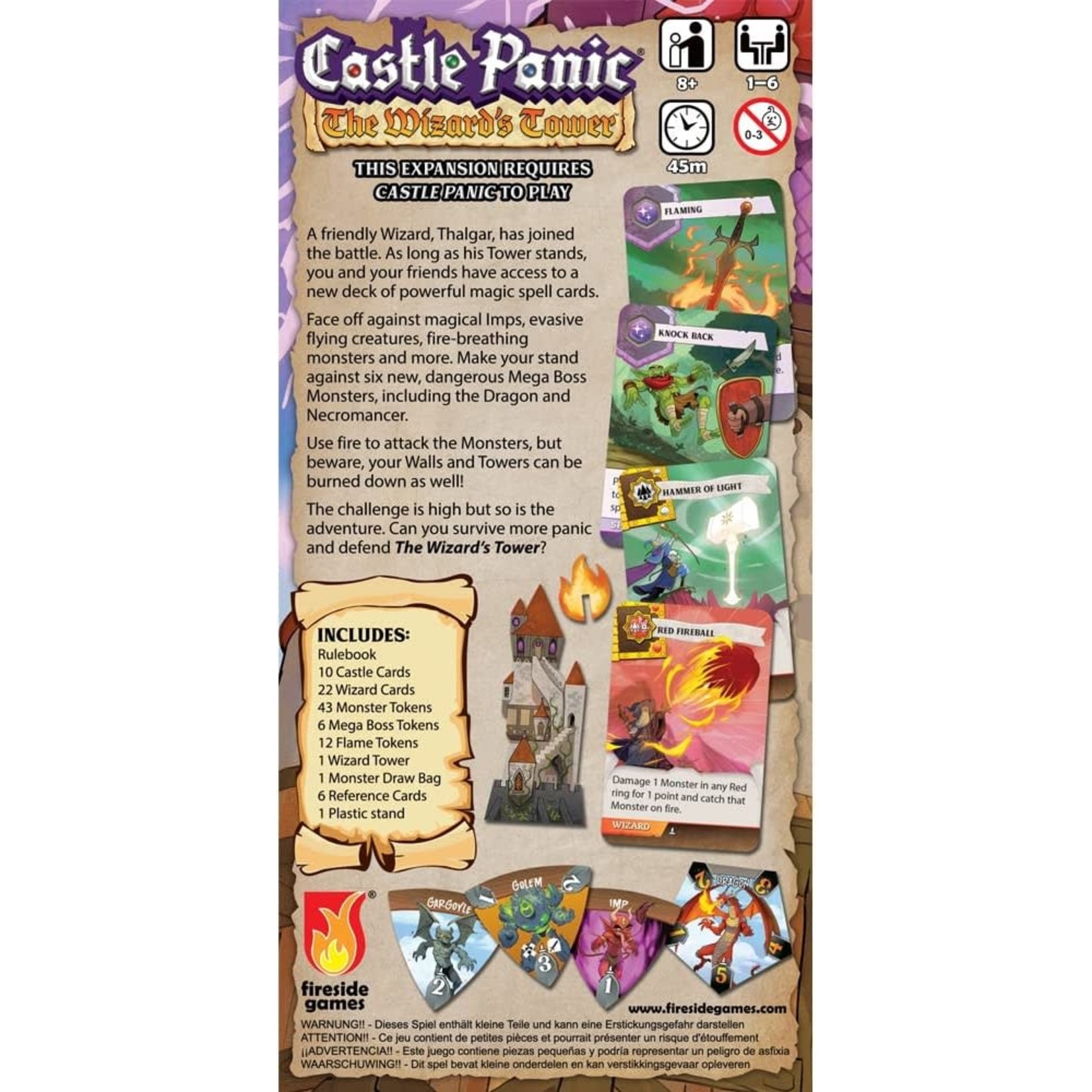 Fireside Games Castle Panic 2nd Edition: The Wizards Tower