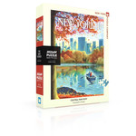 New York Puzzle Co New Yorker, The - Central Park Row 500 Piece Puzzle
