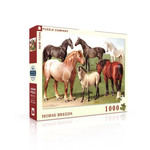 New York Puzzle Co Vintage Collection - Horse Breeds 1000 Piece Puzzle