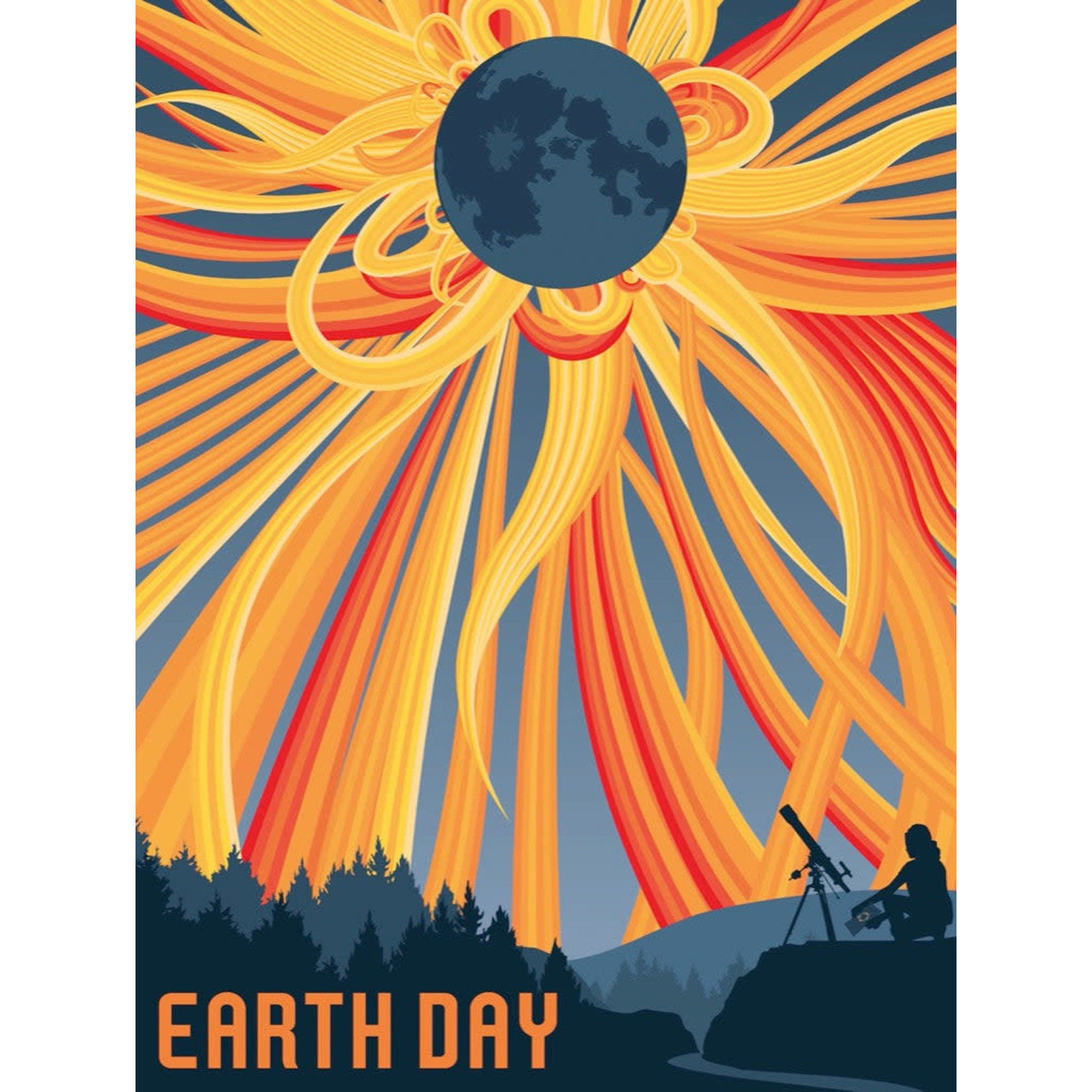 New York Puzzle Co Visions of the Future - Solar Eclipse 1000 Piece Puzzle