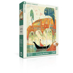 New York Puzzle Co Victo Ngai - Crossing Borders 1000 Piece Puzzle