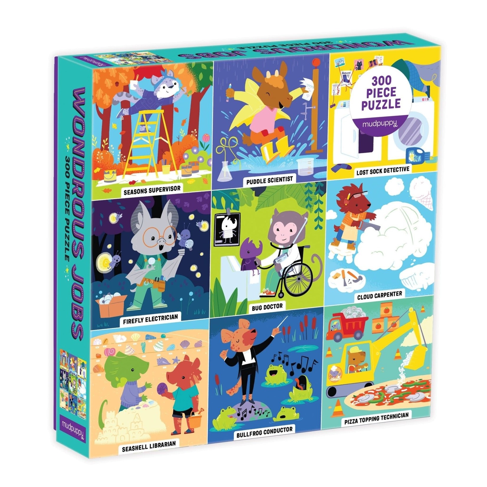 Mudpuppy Wondrous Jobs 300 Piece Family Puzzle