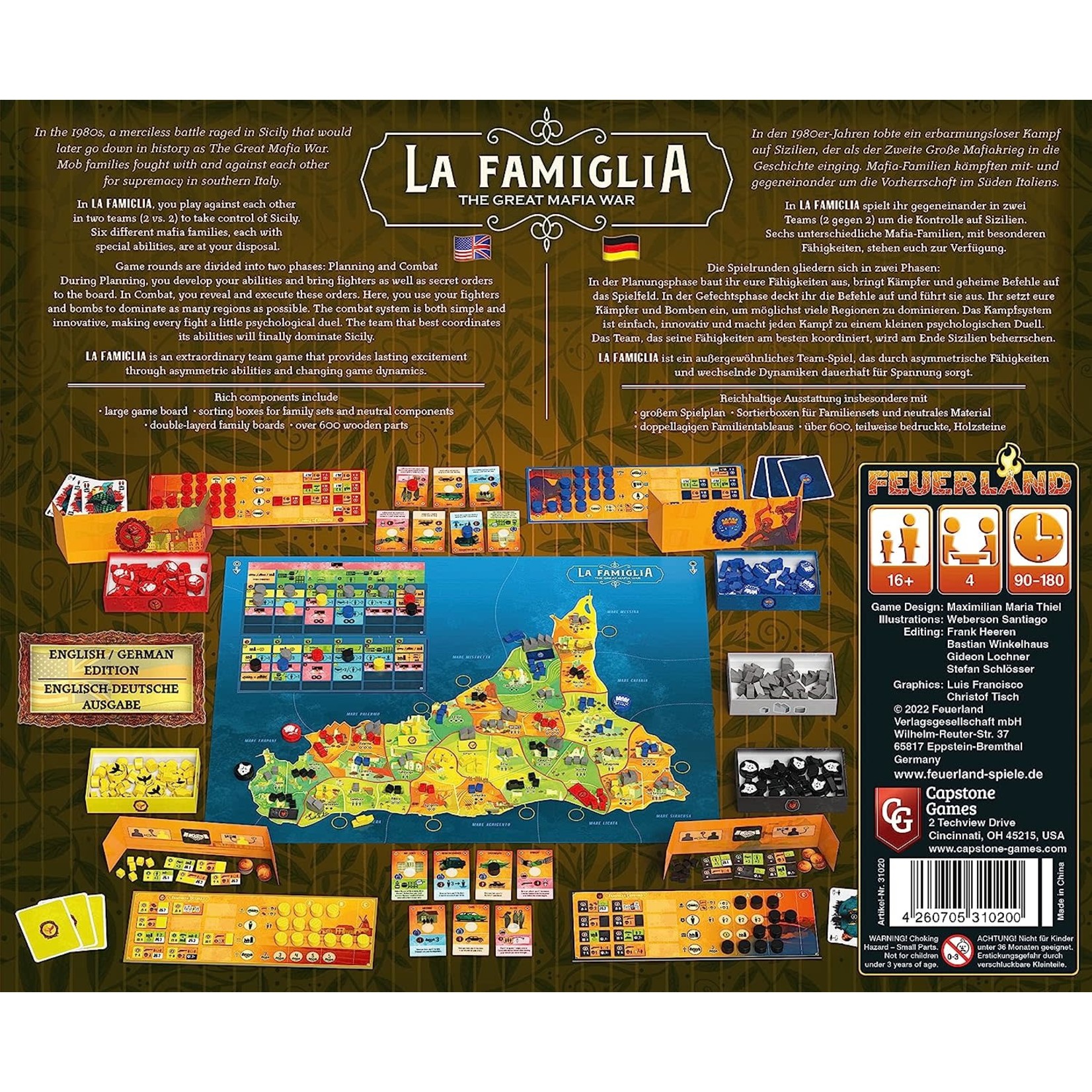 Capstone Games La Famiglia: The Great Mafia War