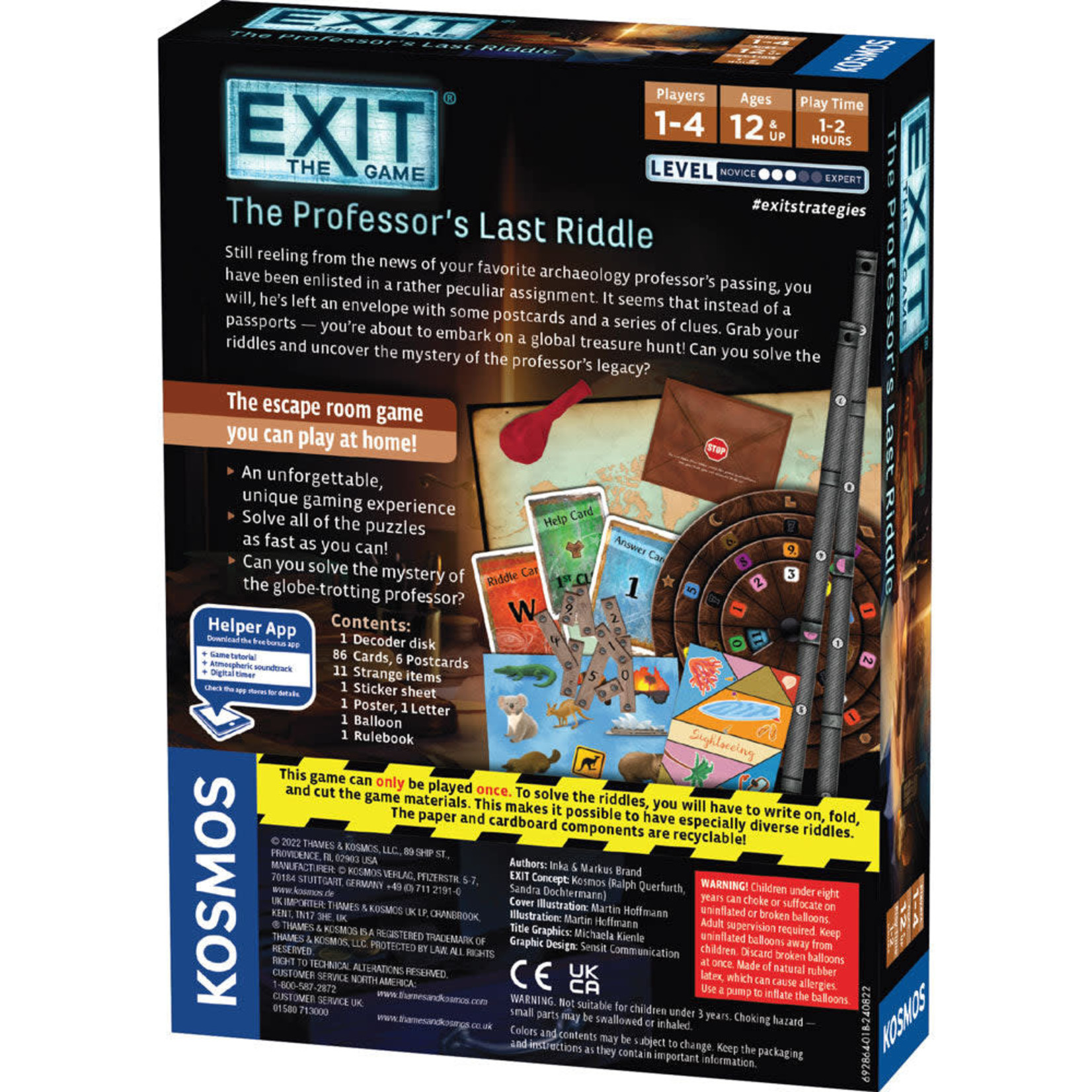 Thames & Kosmos Exit: The Professor's Last Riddle