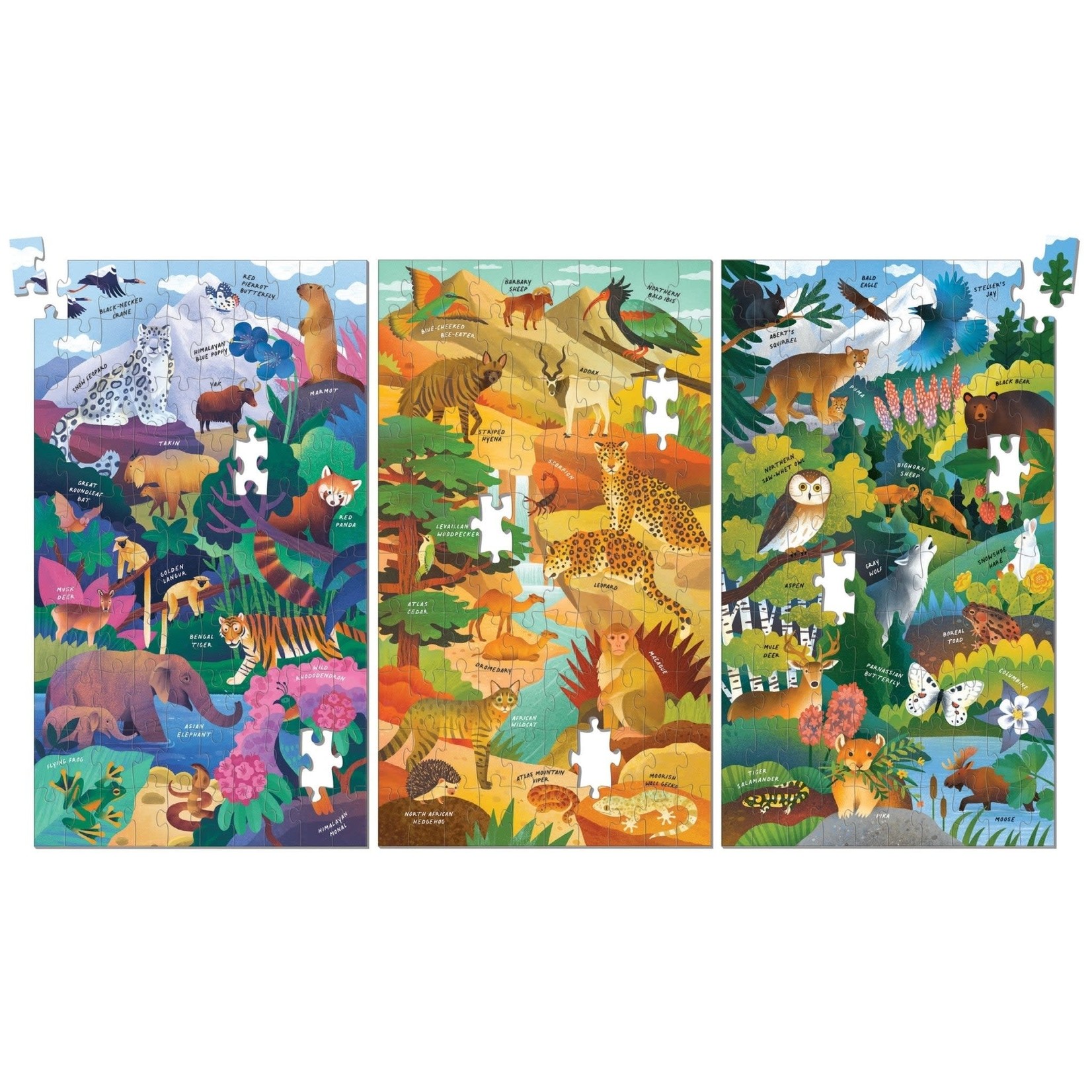 Mudpuppy Science Puzzle Set - Momentous Mountains 100 Pieces