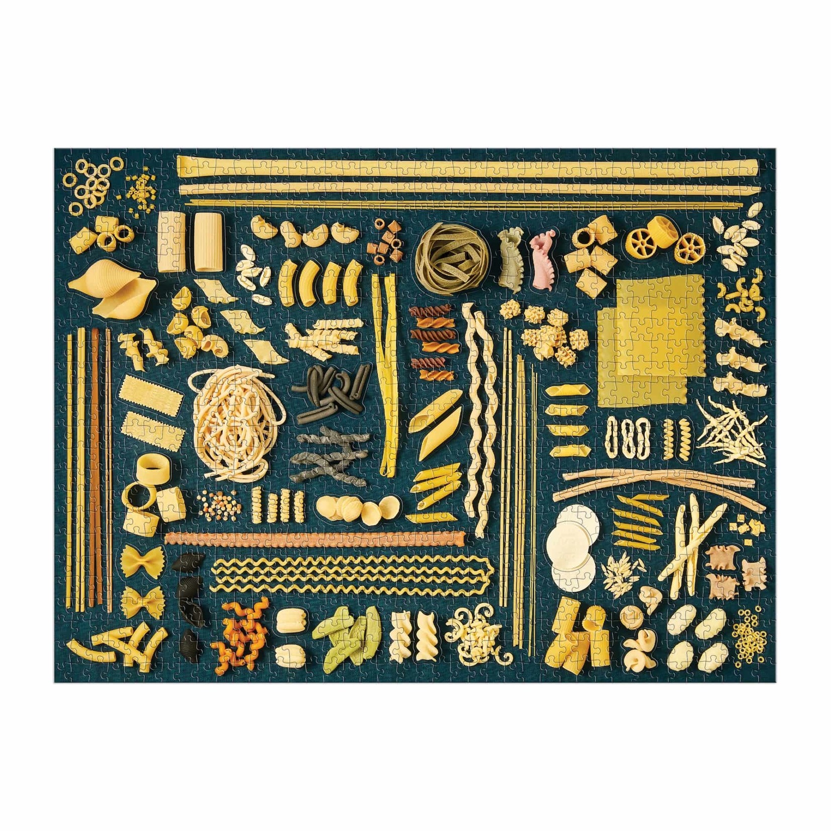 galison Art of Pasta, The 1000 Piece Puzzle with Shaped Pieces