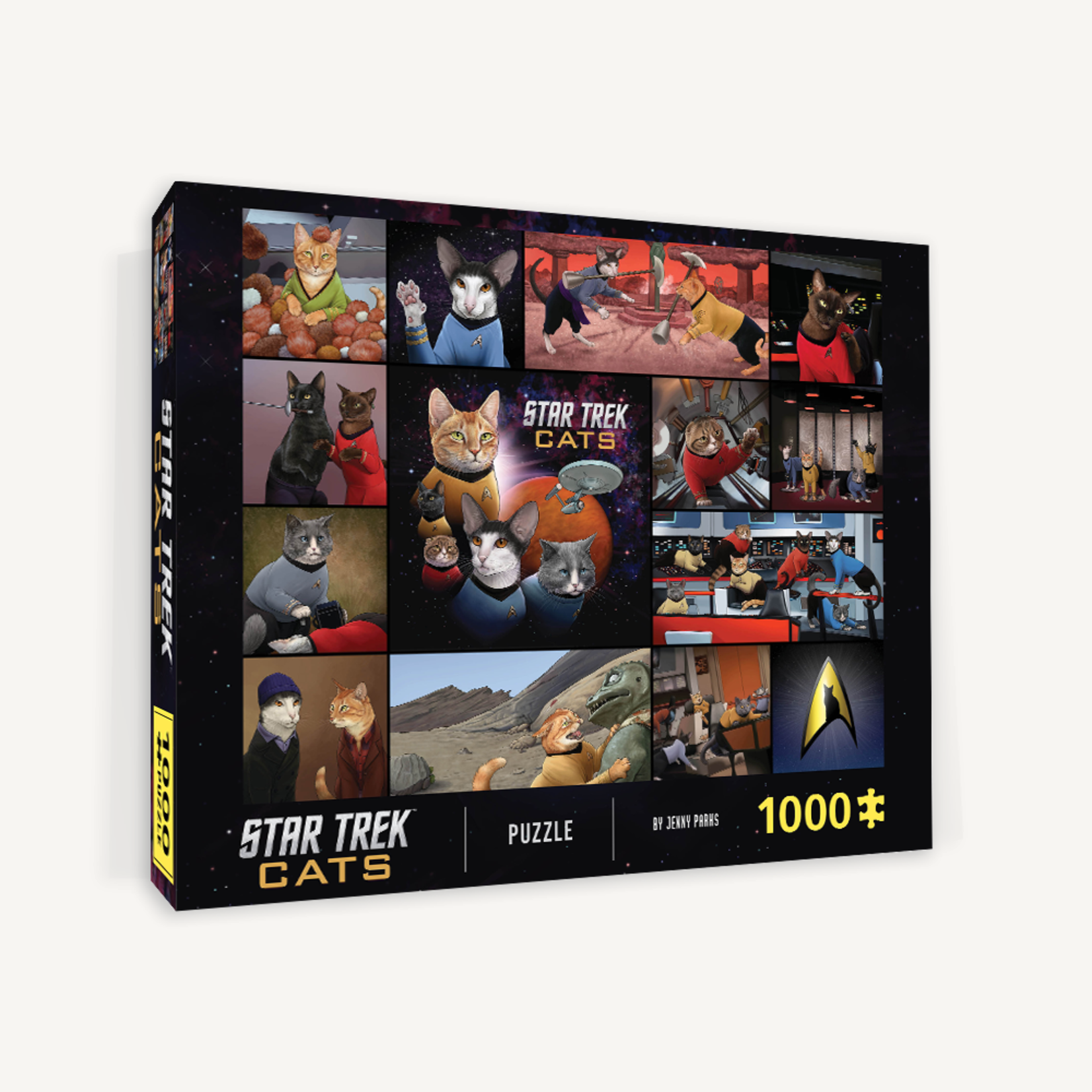 Chronicle Books Star Trek Cats 1000-Piece Puzzle