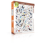 New York Puzzle Co Cornell Lab of Ornithology, The - Birds of Western North America 1000 Piece Puzzle