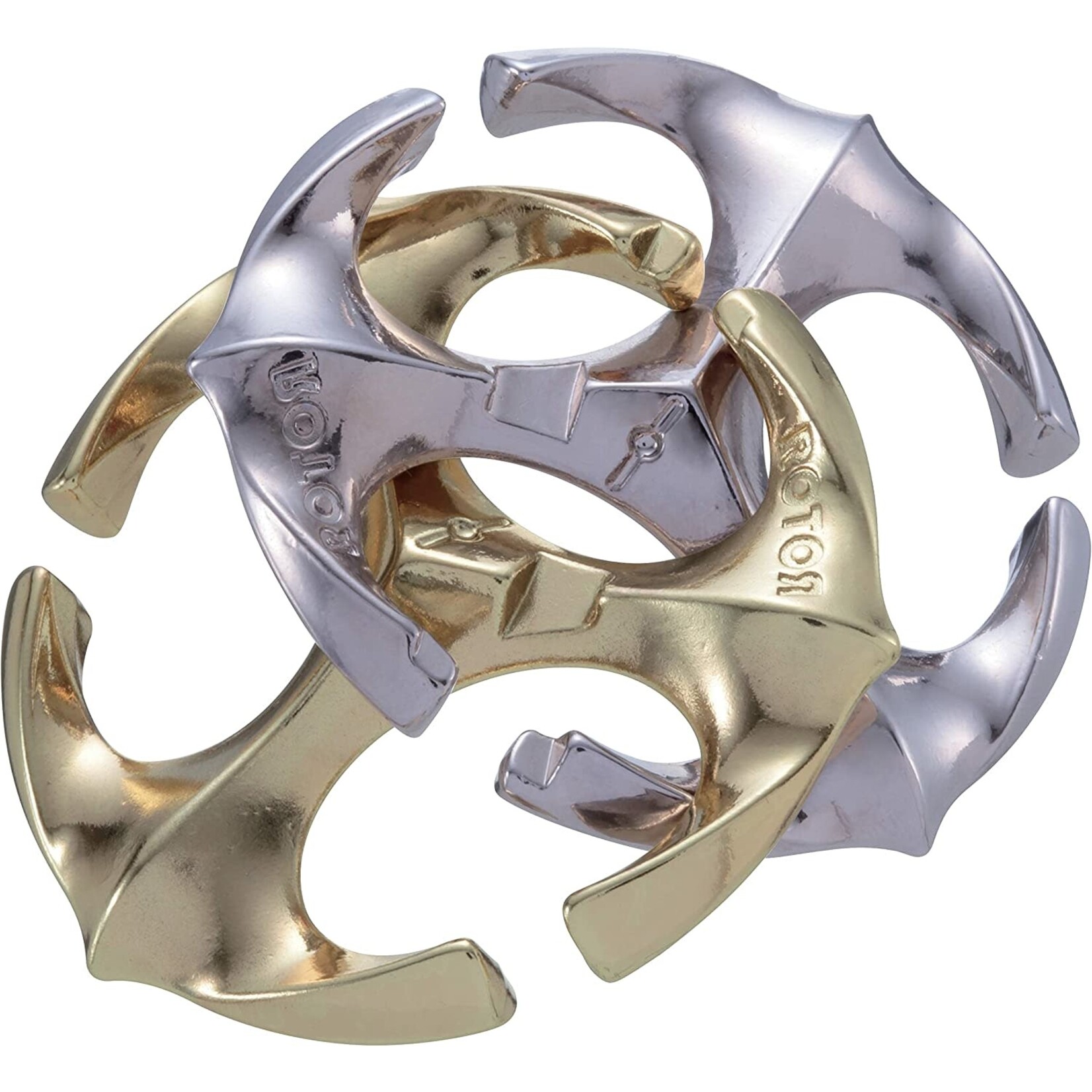 Hanayama Cast Metal Puzzle Level 6: Rotor