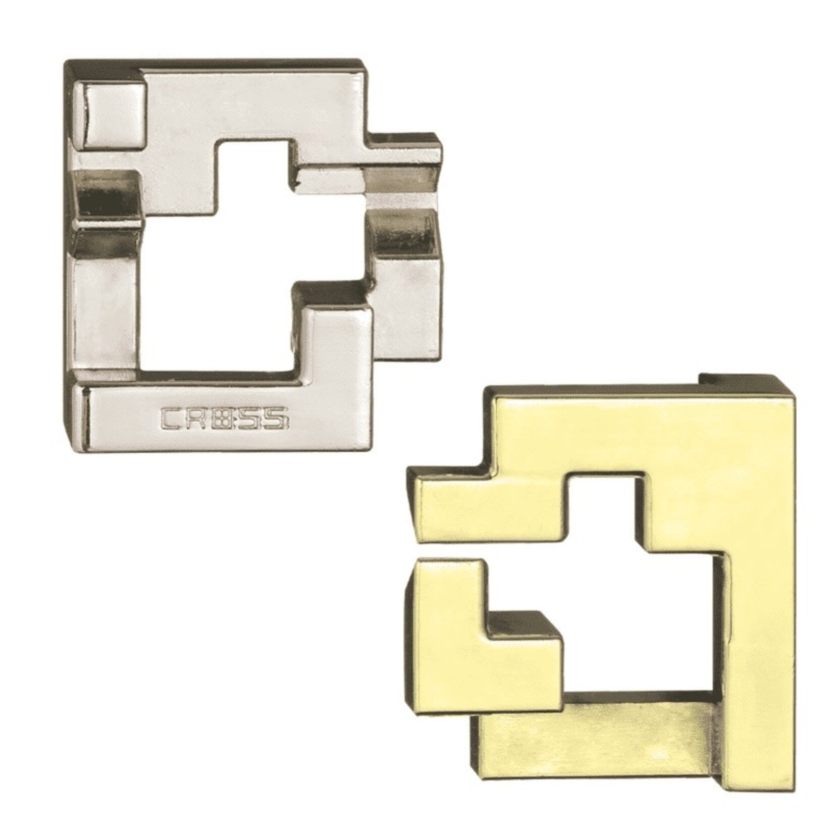 Hanayama Cast Metal Puzzle Level 3: Cross