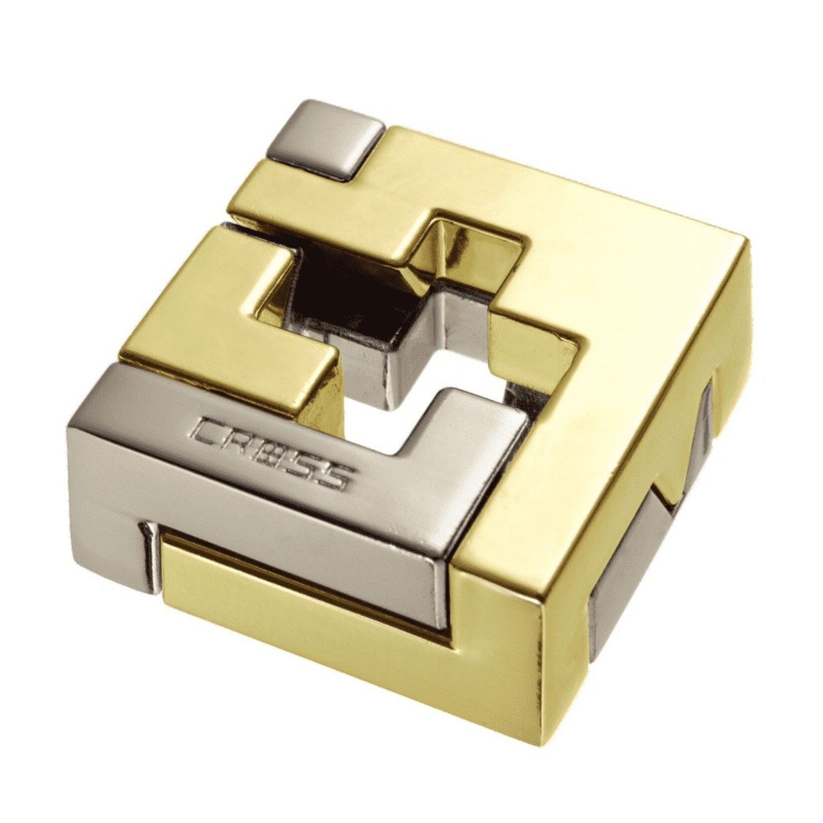 Hanayama Cast Metal Puzzle Level 3: Cross