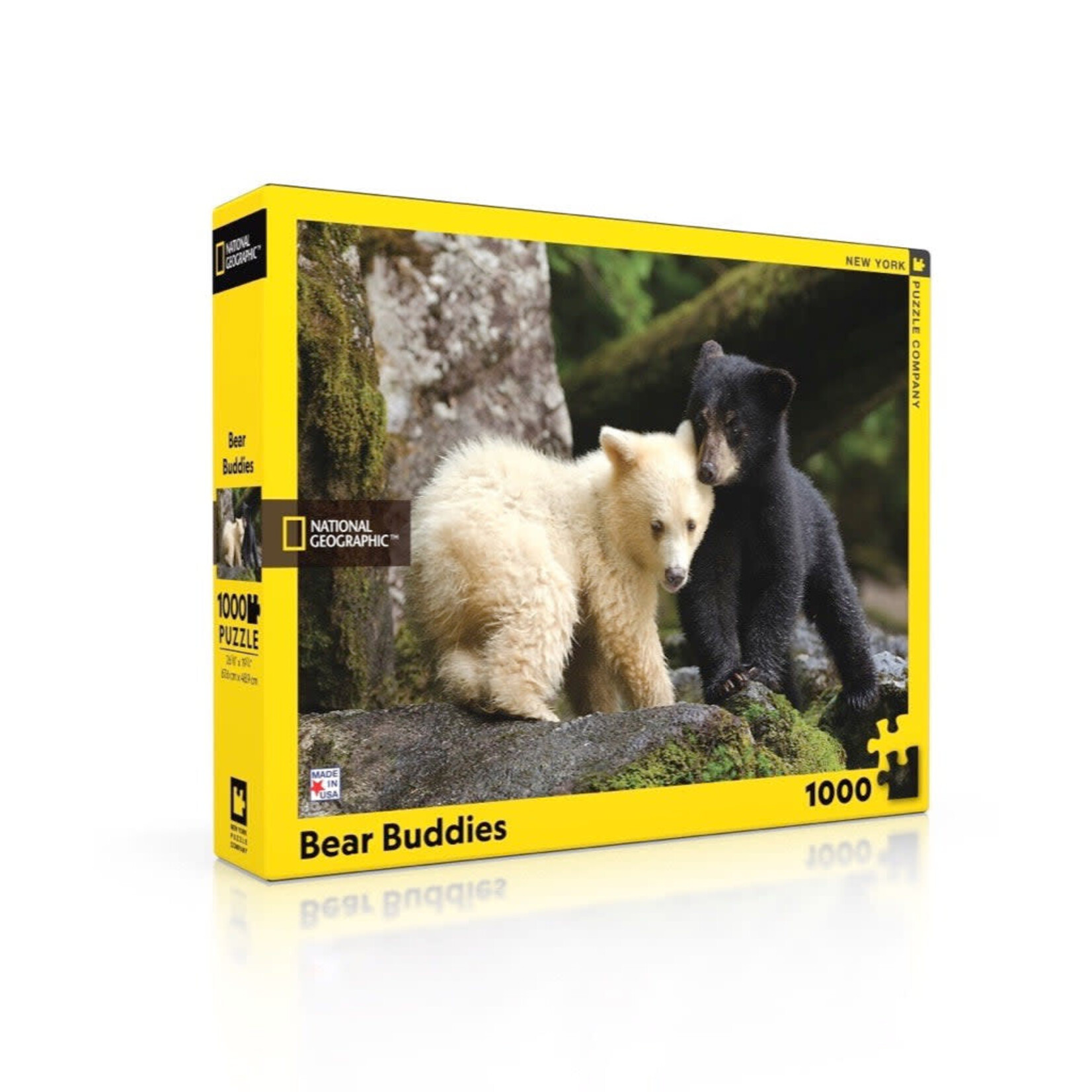New York Puzzle Co National Geographic - Bear Buddies 1000 Piece Puzzle