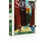 New York Puzzle Co Sunset - Santa's Sequoias 500 Piece Puzzle