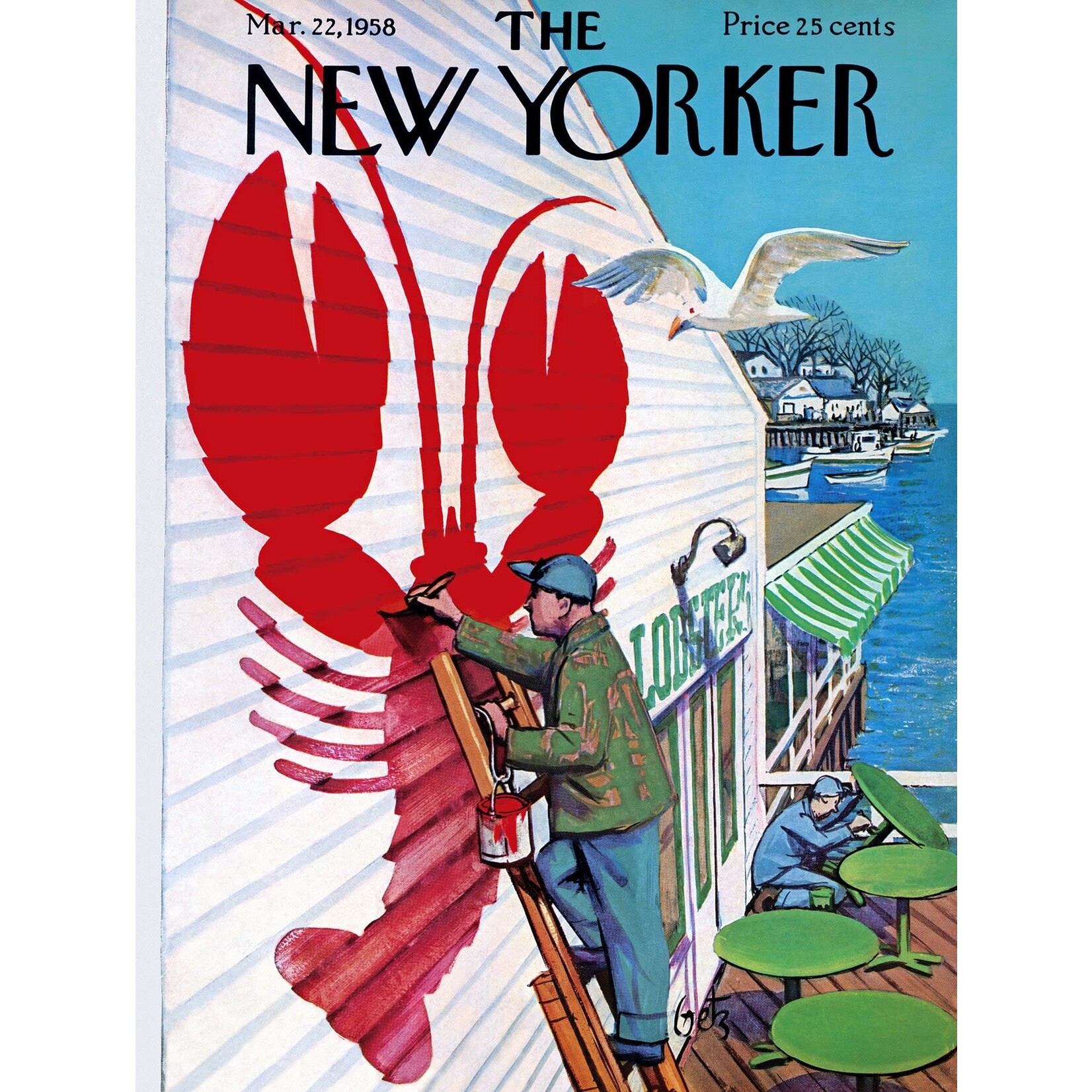New York Puzzle Co New Yorker, The - Seaside Cafe 500 Piece Puzzle