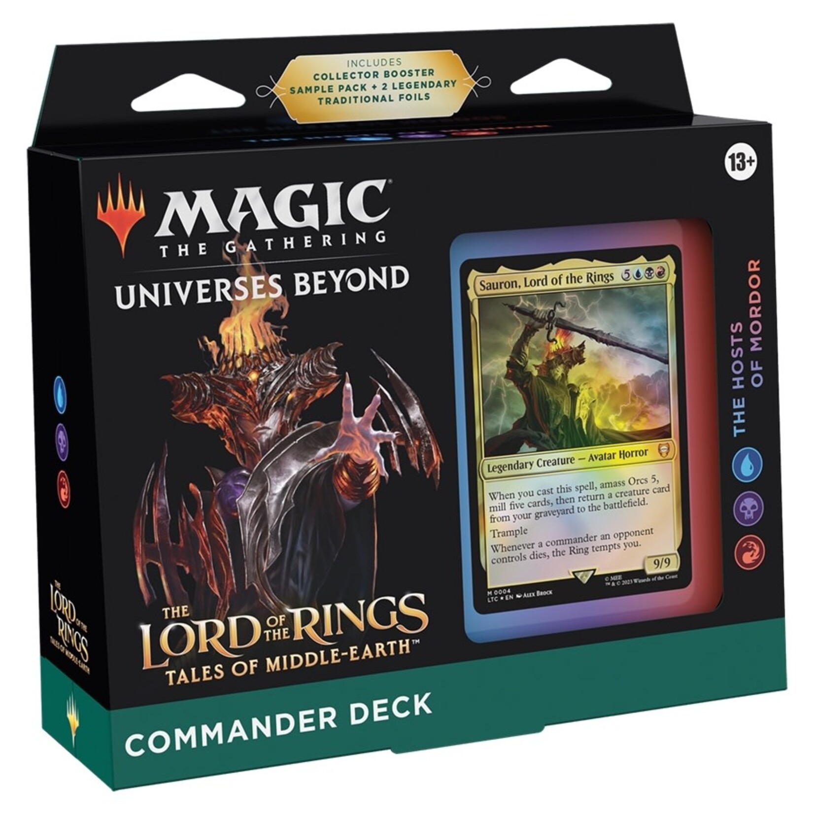 Wizards of the Coast Lord of the Rings, The: Tales of Middle-Earth Commander Deck - Hosts of Mordor, The
