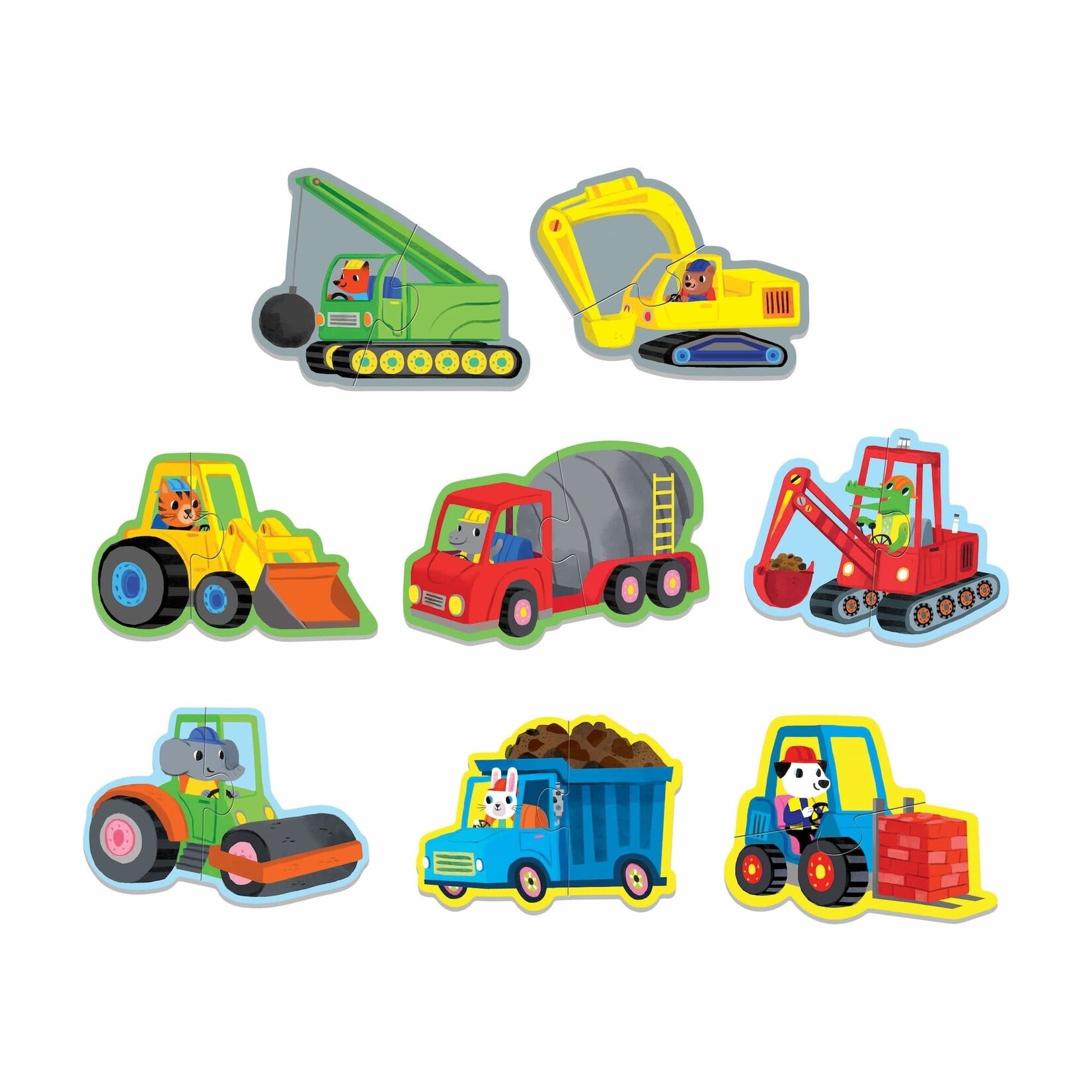 Mudpuppy My First Puzzles: Construction Site 2 Piece