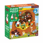 Mudpuppy Floor Puzzle with Shaped Pieces - Forest School 25 Piece