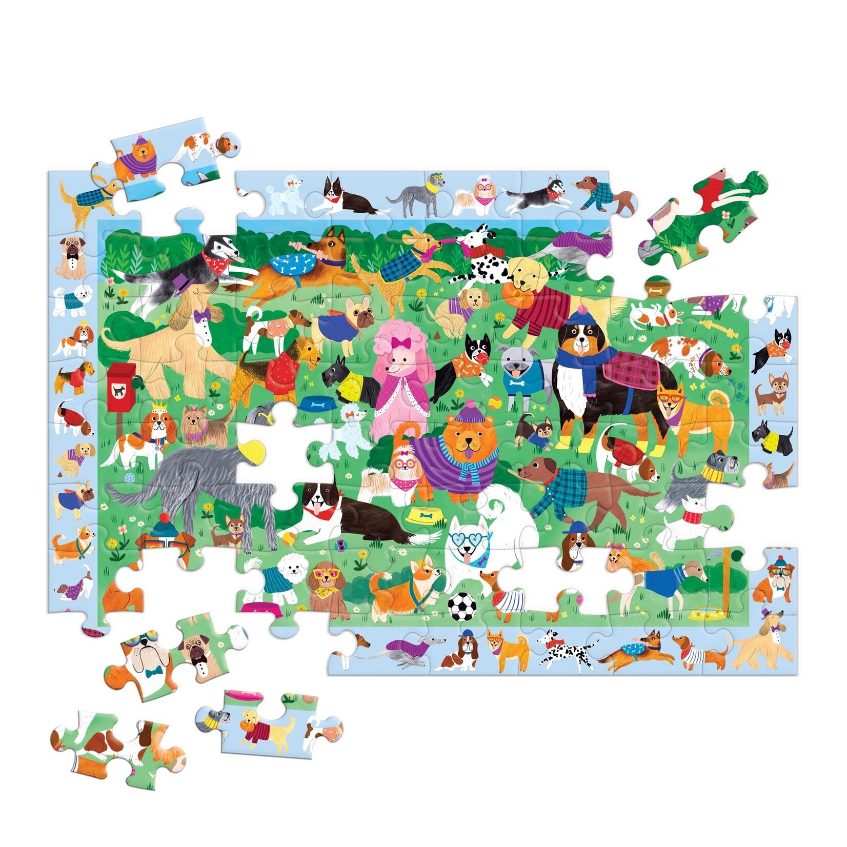 Mudpuppy Search and Find - Doggie Days 64 Piece  Puzzle