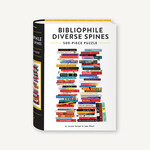 Chronicle Books Bibliophile Diverse Spines 500-Piece Puzzle