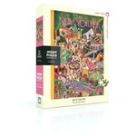 New York Puzzle Co New Yorker, The - Day at the Zoo 1000 Piece Puzzle