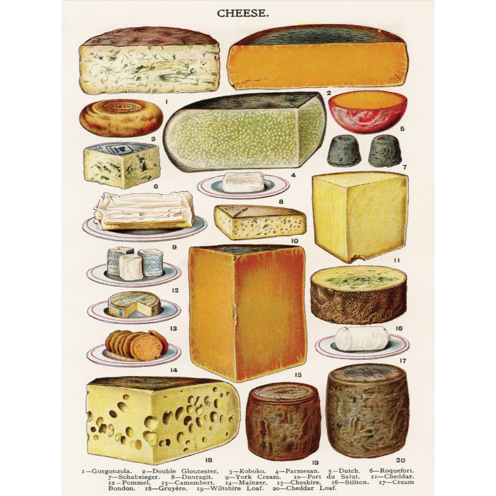 New York Puzzle Co Vintage Collection - Cheese 500 Piece Puzzle