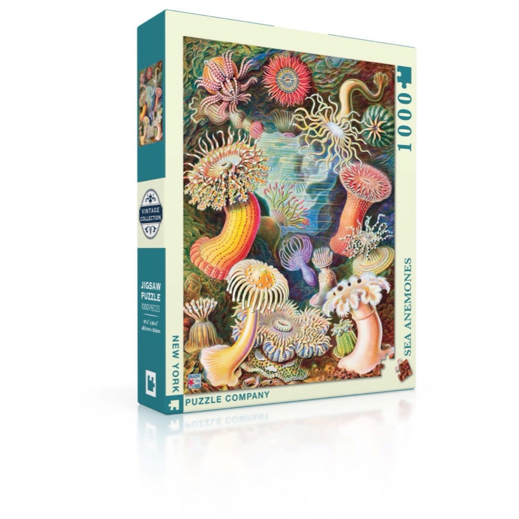 New York Puzzle Co Vintage Collection - Sea Anemones 1000 Piece Puzzle