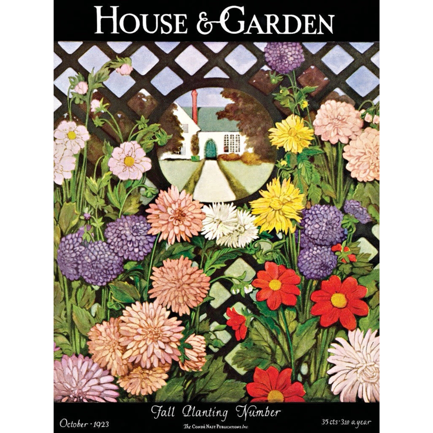 New York Puzzle Co House & Garden - Floral Trellis 1000 Piece Puzzle